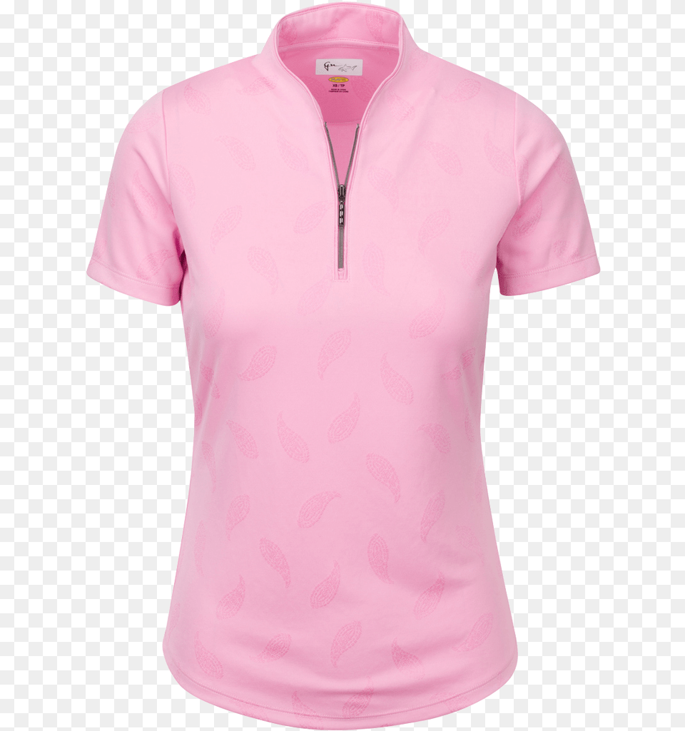 Pink Ice Polo Shirt, Clothing, T-shirt, Pattern, Fleece Free Png Download