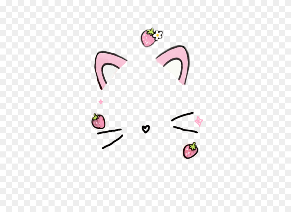 Pink Kawaii Cute Blush Nekomimi Catears, Baby, Person, Art Png