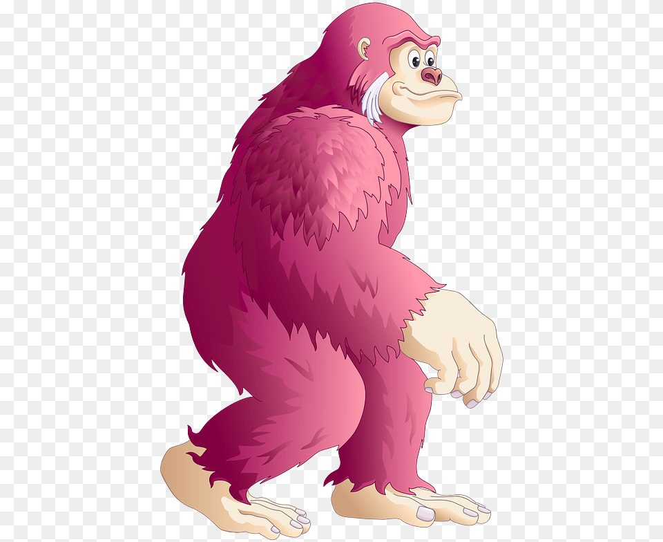 Pink King Kong Clipart King Khong, Animal, Ape, Mammal, Wildlife Png Image