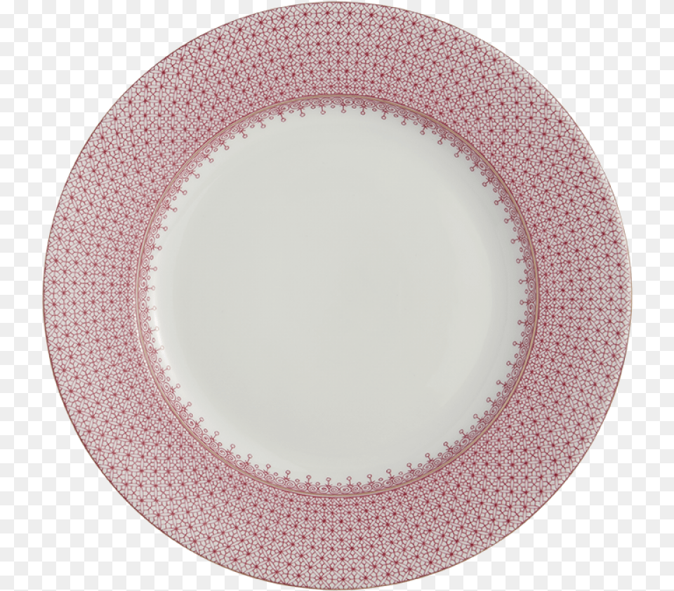 Pink Lace Dinner Plate Circle, Art, Dish, Food, Meal Free Transparent Png