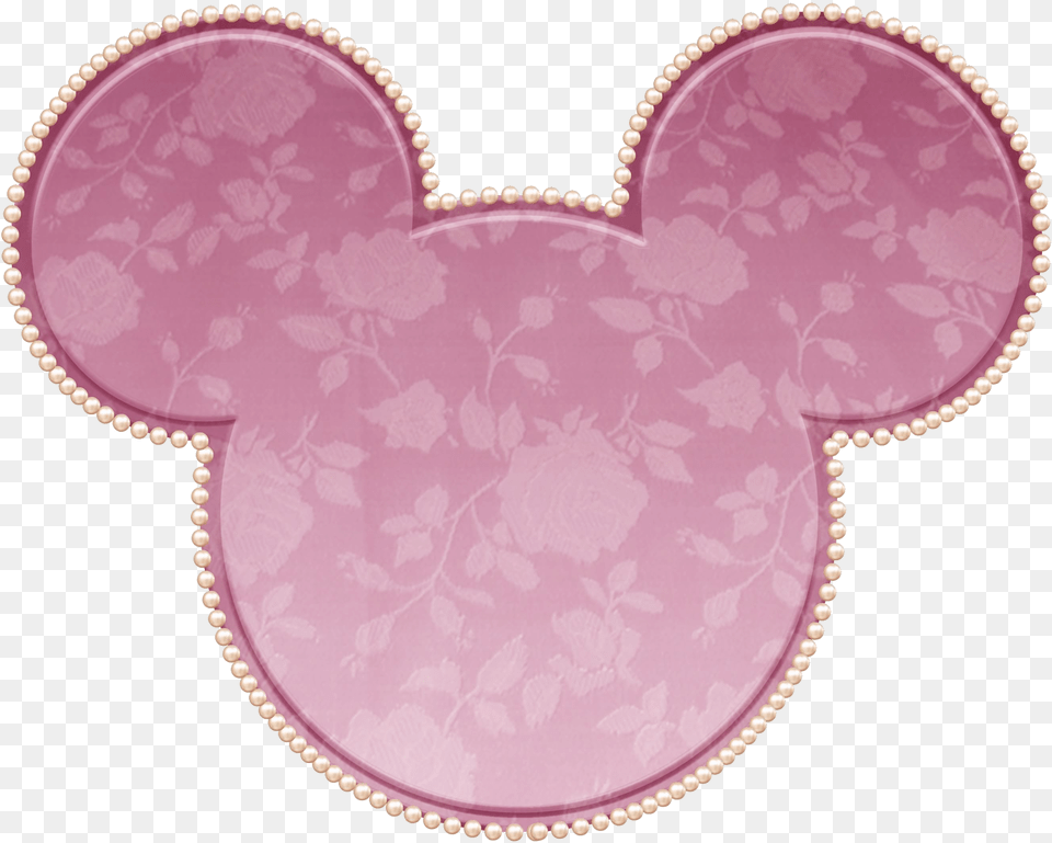 Pink Lace Minnie Ears Background Minnie Mouse, Home Decor, Accessories, Jewelry, Necklace Png