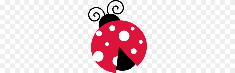 Pink Lady Bug With White Dots Clip Art, Pattern, Polka Dot, Astronomy, Moon Free Png Download