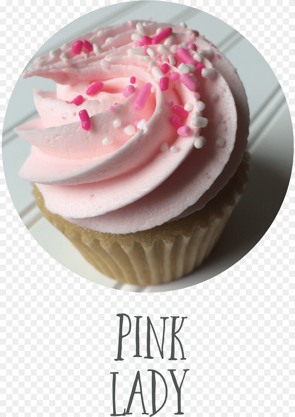 Pink Lady Cupcake, Cake, Cream, Dessert, Food Free Png Download