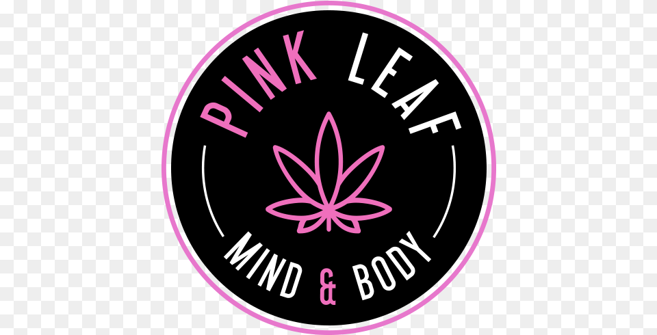 Pink Leaf The Softer Side Of Cannabis Circle, Logo, Ammunition, Grenade, Weapon Png