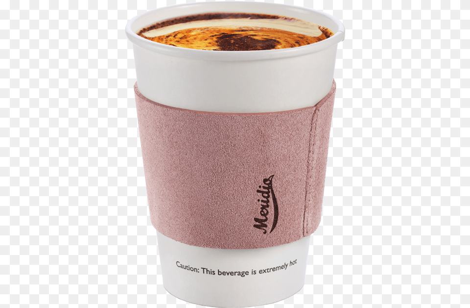 Pink Leather Coffee Sleeve Turkish Coffee, Beverage, Latte, Cup, Coffee Cup Free Png Download