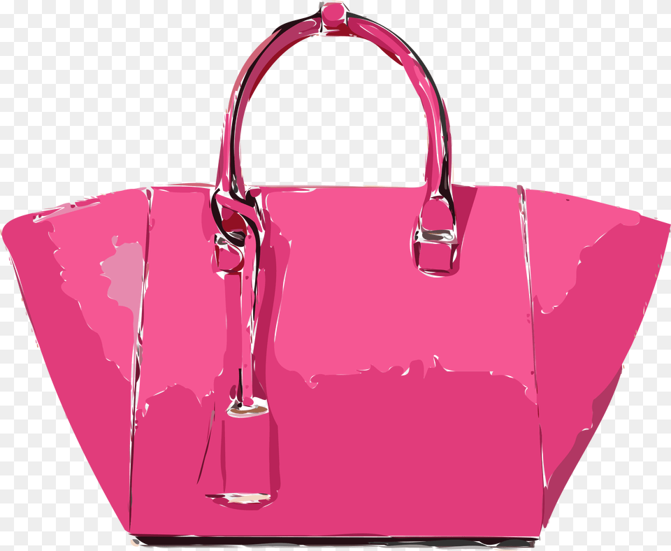 Pink Leather Handbag Icons Background Handbag, Accessories, Bag, Purse, Tote Bag Free Png
