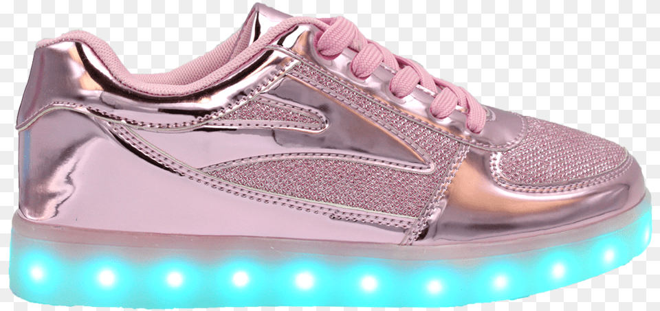 Pink Led Light Shoes Punkie Womens Light Up Shoes, Clothing, Footwear, Shoe, Sneaker Png Image
