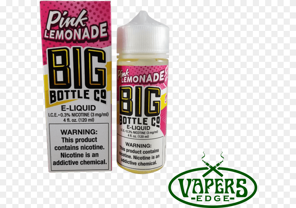 Pink Lemonade By Big Bottle Co Eliquid Bottle, Can, Spray Can, Tin Png