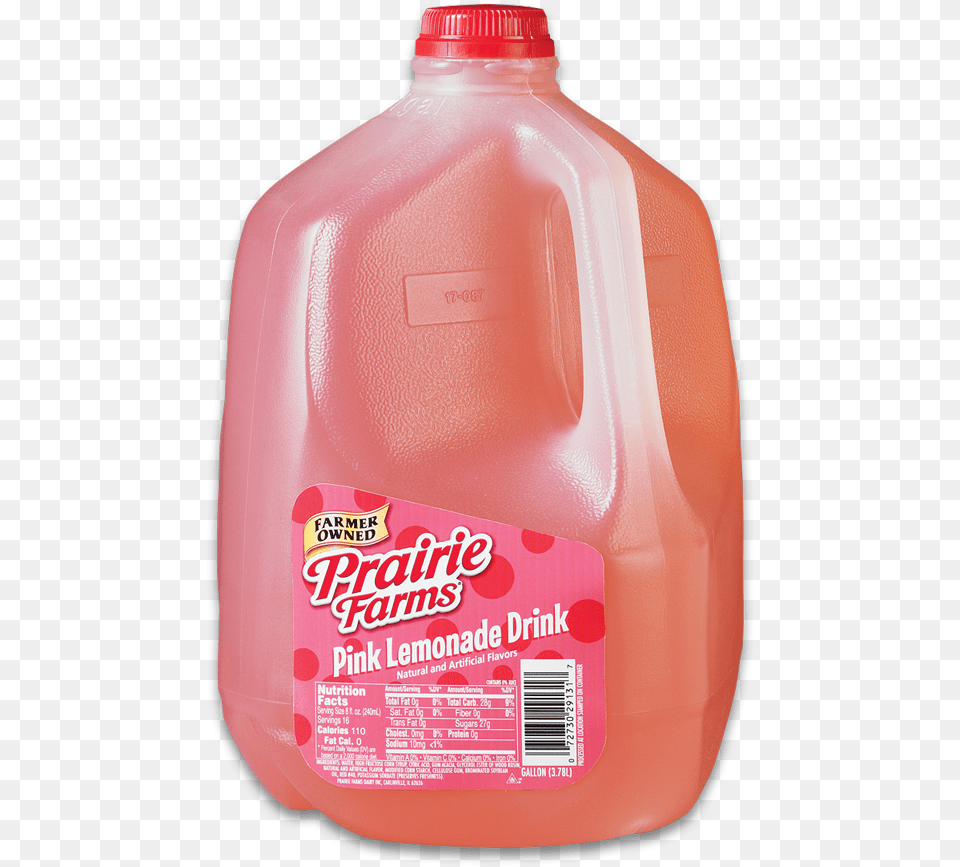 Pink Lemonade Prairie Farms Pink Lemonade Drink, Food, Ketchup, Beverage, Juice Png Image