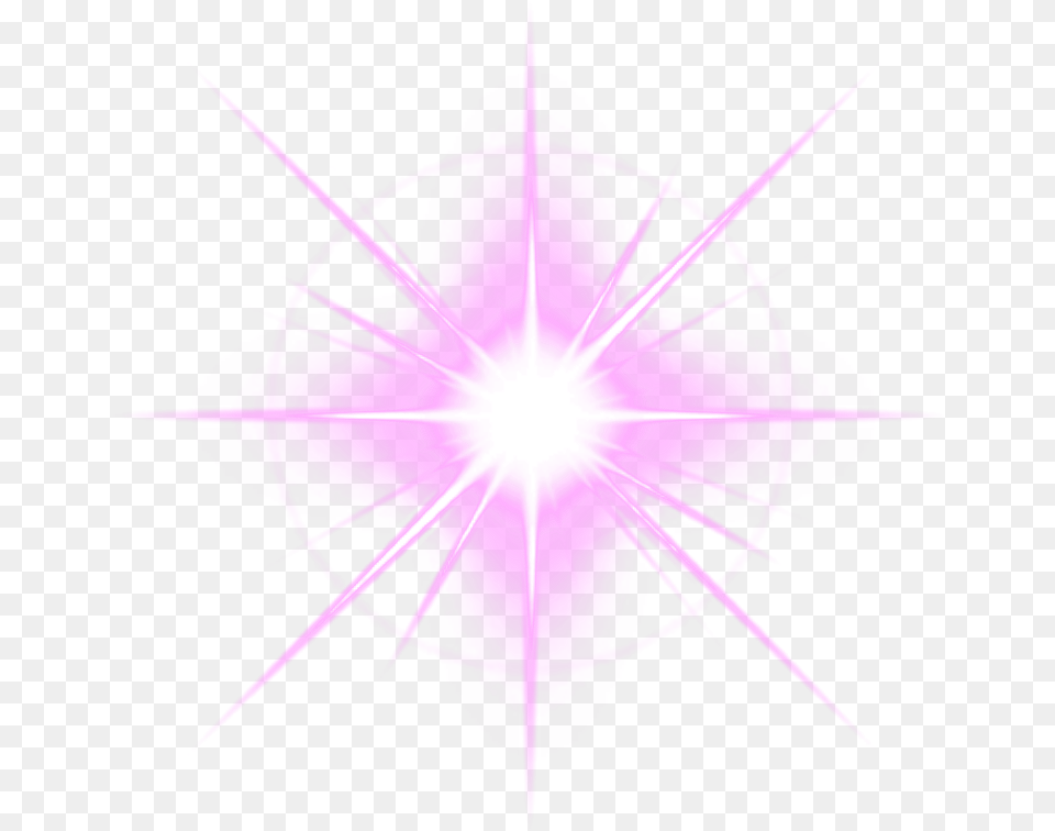 Pink Light Light Shine Lighteffects Star Stars Pink Sparkling Star, Flare, Purple, Lighting, Symbol Free Png Download