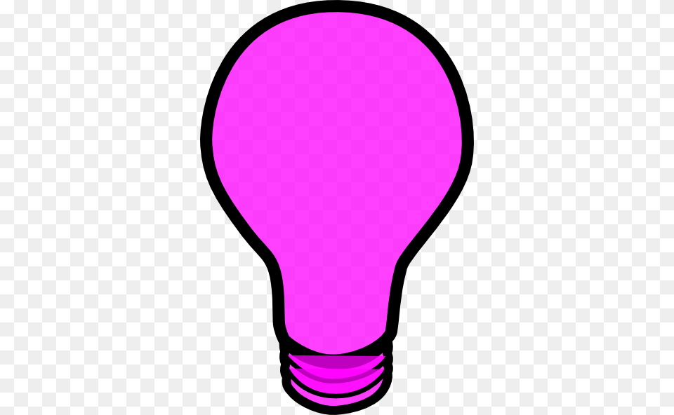 Pink Lightbulb Clip Art Pink Light Bulb Transparent Clip Art, Clothing, Hardhat, Helmet Png Image