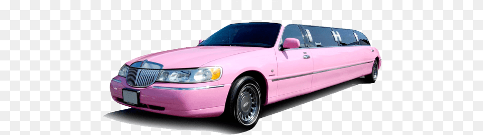 Pink Limousine Limousine, Car, Limo, Transportation, Vehicle Png Image