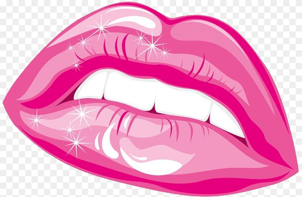 Pink Lip, Body Part, Mouth, Person, Cosmetics Free Png Download