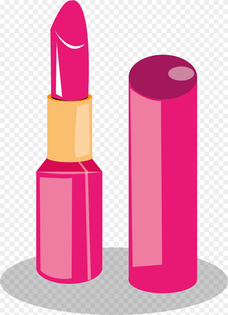 Pink Lipstick Cartoon Clipart Lipstick Clipart, Cosmetics Free Png Download