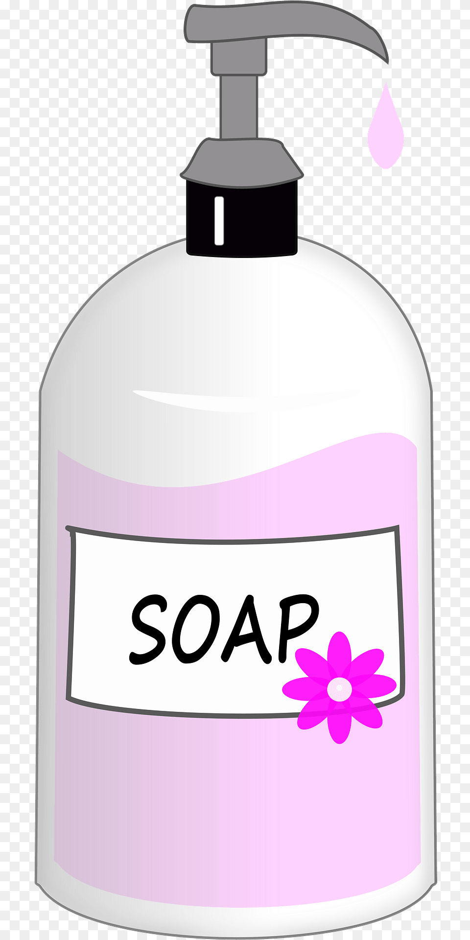 Pink Liquid Soap Clipart, Bottle, Lotion Free Transparent Png