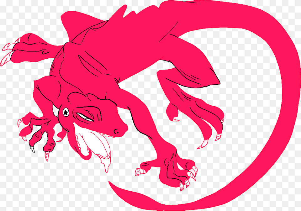 Pink Lizard Logo, Dragon, Baby, Person Png Image