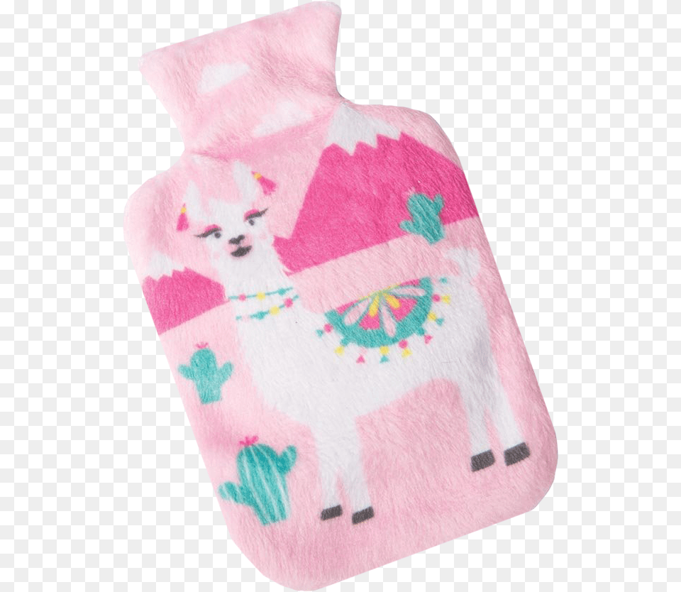 Pink Llama Pocket Hot Water Bottle Wool, Home Decor, Rug, Animal, Canine Free Png Download