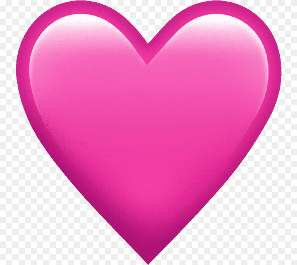 Pink Love Heart Emoji, Balloon Free Png Download