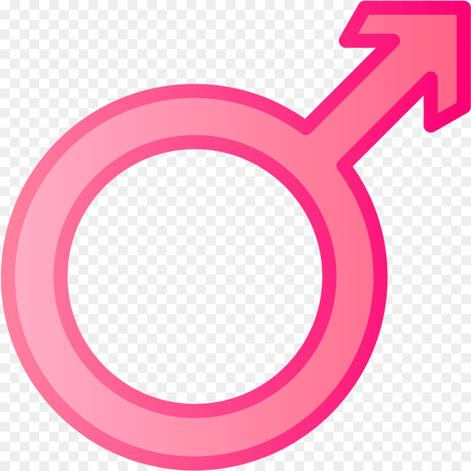 Pink Male Symbol, Key Png
