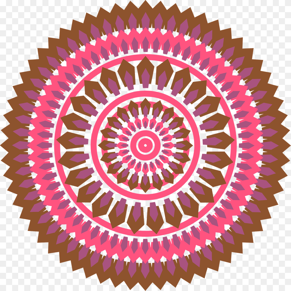 Pink Mandala Clipart, Pattern, Spiral, Accessories Png Image