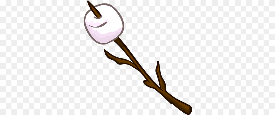 Pink Marshmallow On A Stick Clipart Marshmallow On A Stick Clipart, Cutlery, Smoke Pipe, Flower, Plant Free Png