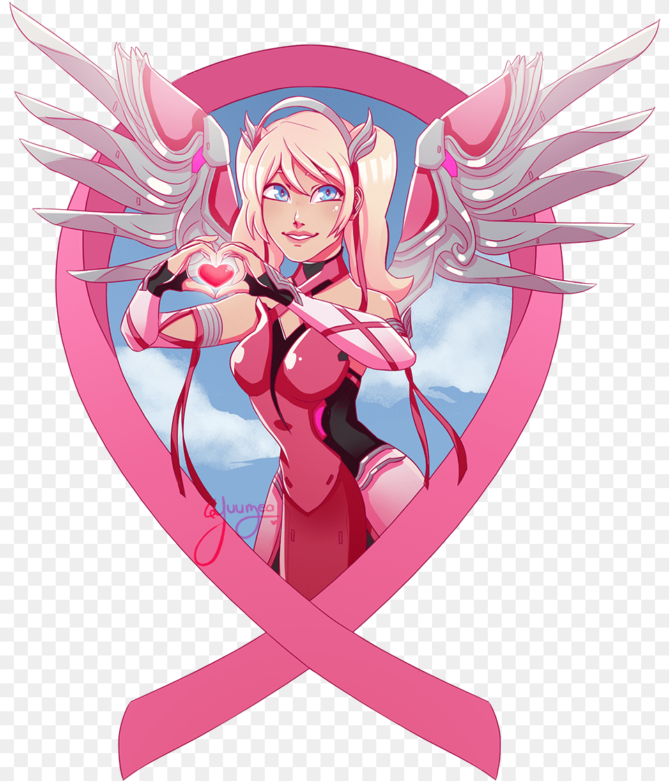 Pink Mercy F Pink Mercy Fanart, Book, Comics, Publication, Adult Png Image