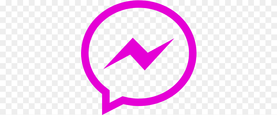 Pink Messenger Icon Messanger Icon Black, Symbol, Star Symbol, Logo, Disk Free Png Download