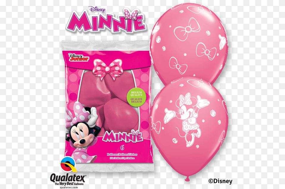 Pink Minnie Mouse Balloons, Balloon Png