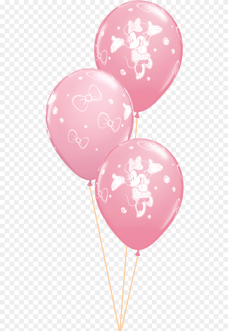 Pink Minnie Mouse Balloons Hd Uokplrs Minnie Mouse Birthday Balloons, Balloon Free Png Download