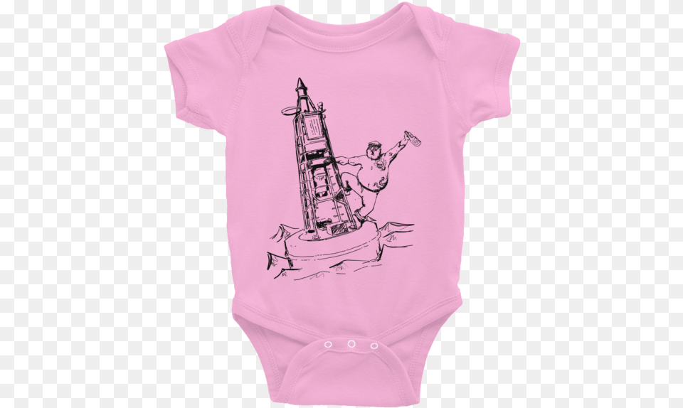 Pink Moon Space Amp Science Short Sleeve Onesie, Clothing, T-shirt, Adult, Male Png