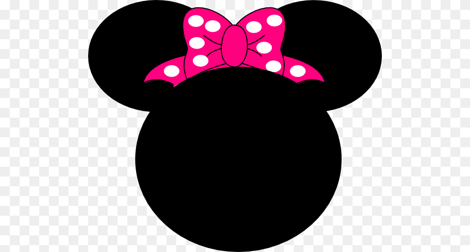 Pink Mouse Bow Clip Art Minnie Mouse Head Png