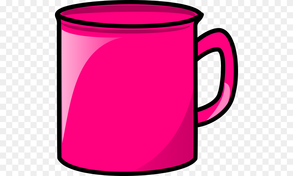 Pink Mug Clip Art, Cup, Mailbox, Beverage, Coffee Free Transparent Png