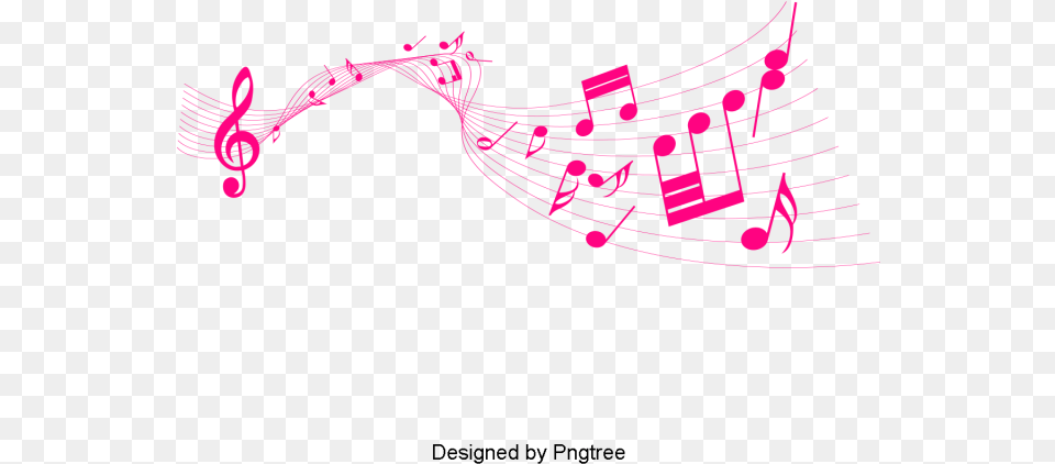 Pink Music Notes, Art, Graphics, Purple, Light Free Transparent Png