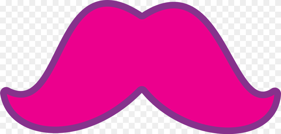 Pink Mustache Cartoon Mustache Pink, Face, Head, Person Free Png