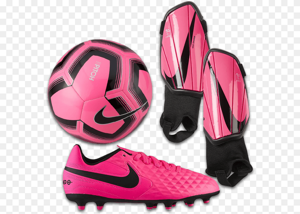 Pink Nike Soccer Ball, Clothing, Football, Footwear, Shoe Free Png