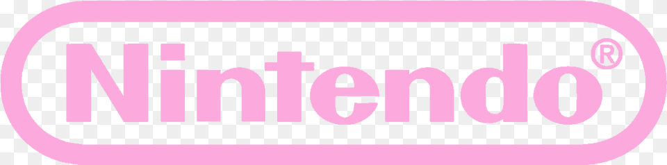 Pink Nintendo Logo Pink Nintendo Logo, Sticker, Text Free Png Download