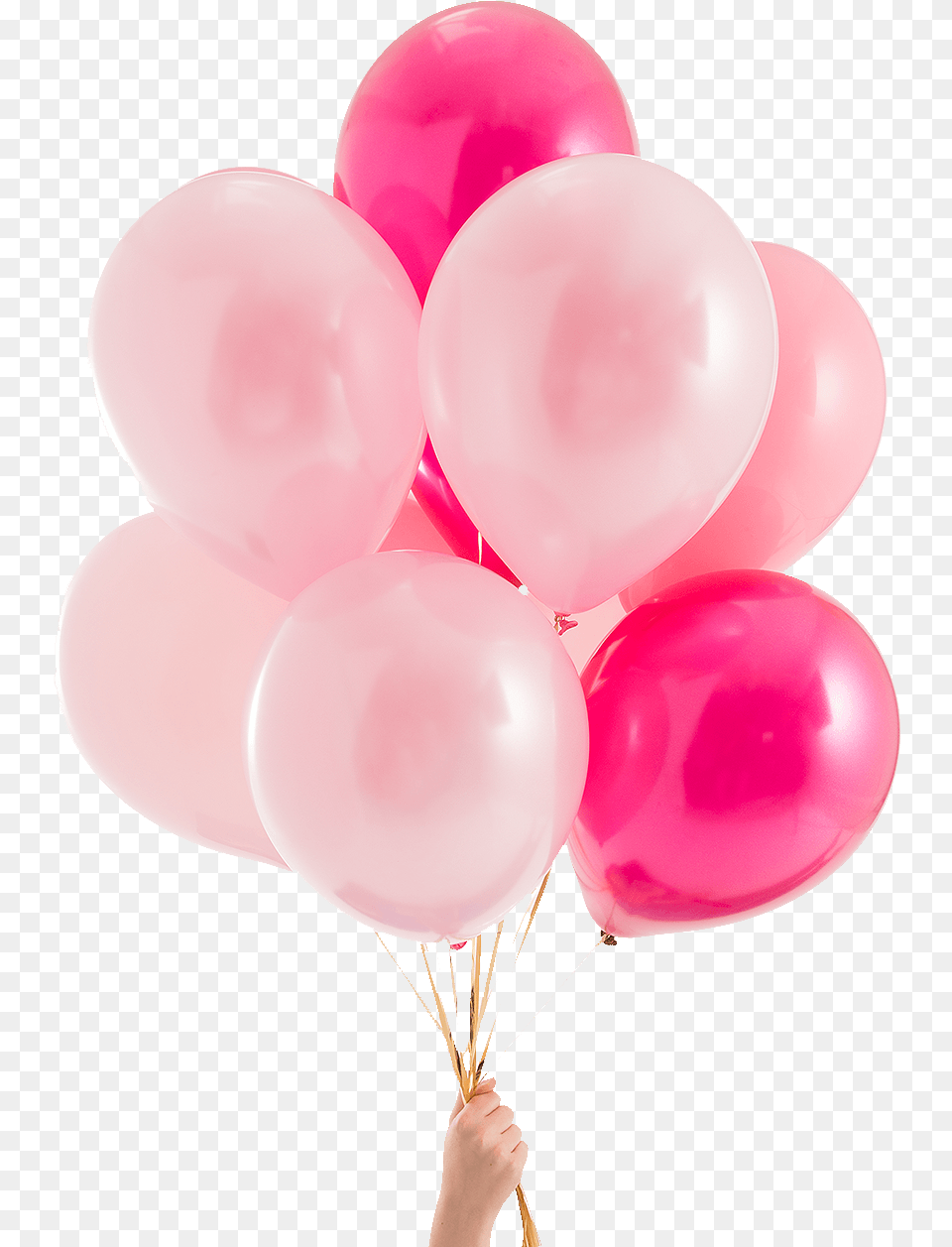 Pink Ombre Party Balloons Pink Balloons, Balloon Free Png