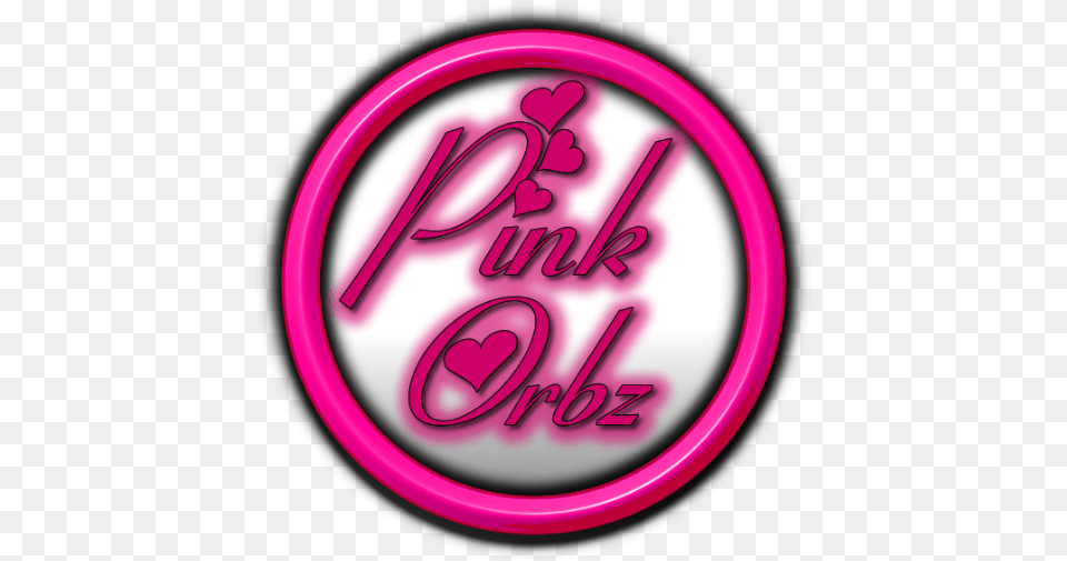 Pink Orbz Icon Pack U200c Google Play Girly, Logo, Light, Disk Free Png Download