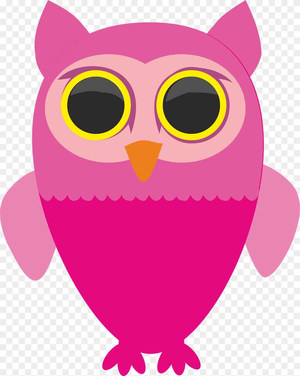 Pink Owl Clipart Png Image