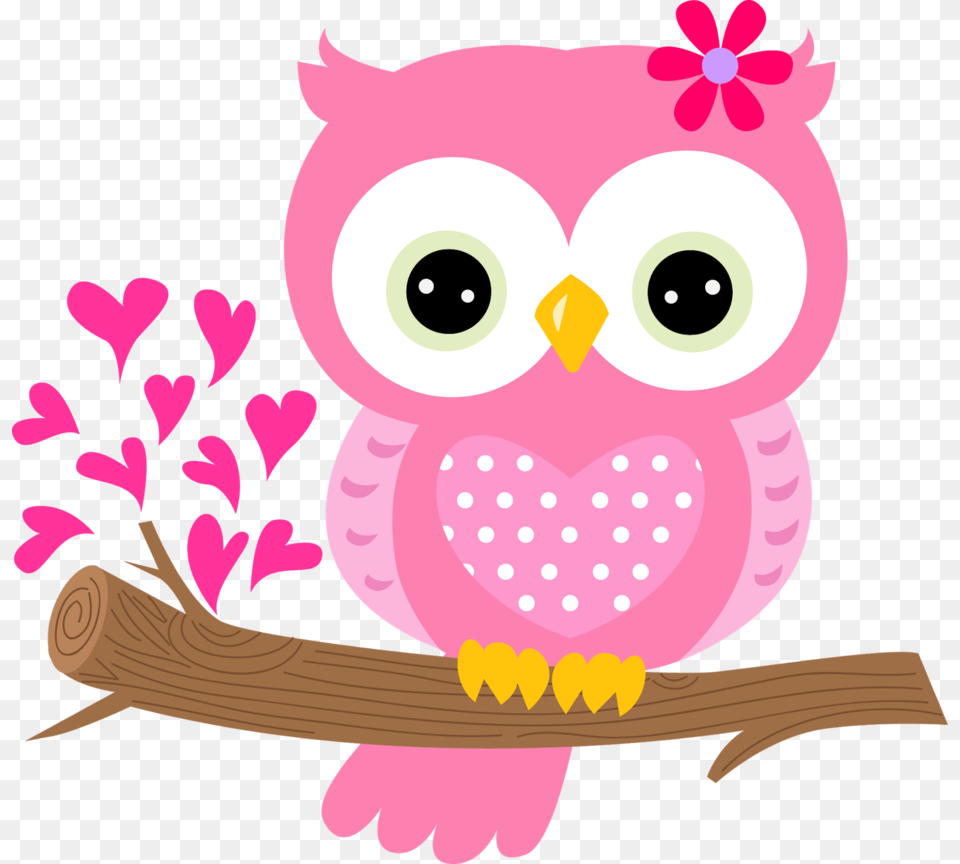 Pink Owl Lovely Hq Image Clipart Pink Owl, Animal, Bear, Mammal, Wildlife Free Transparent Png