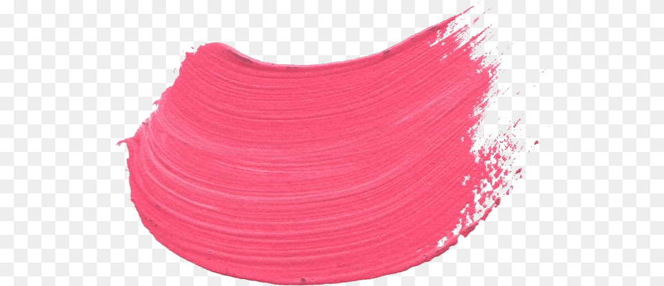 Pink Paint Brush Stroke Red Hair, Animal, Seafood, Sea Life, Plant Free Transparent Png
