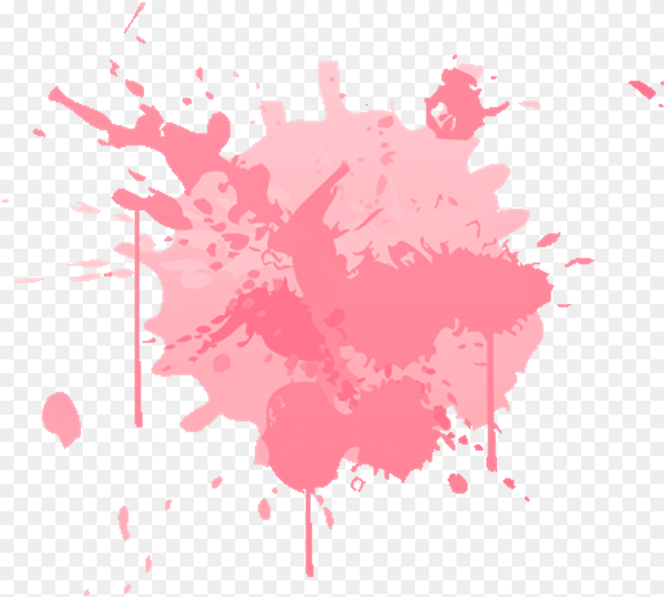Pink Paint Paint Splatter Pink, Stain, Person, Flower, Plant Png