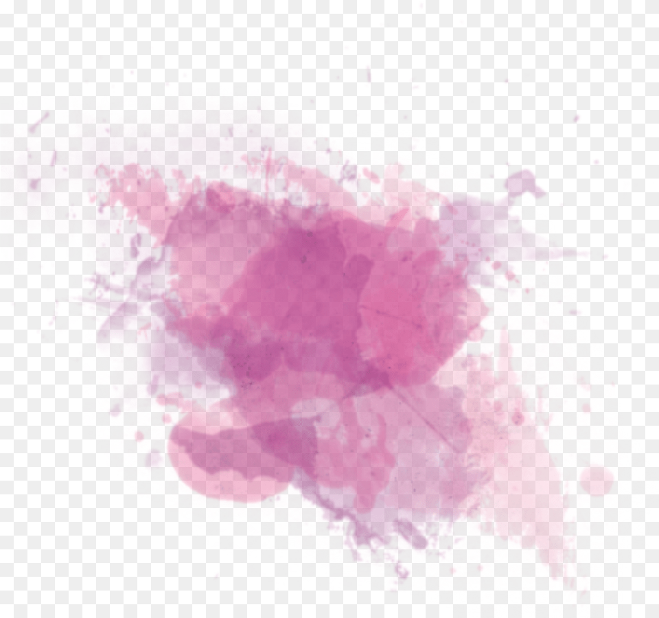 Pink Paint Splotch Purple Freetoedit Transparent Purple Color Splash, Mineral, Powder, Baby, Person Free Png Download