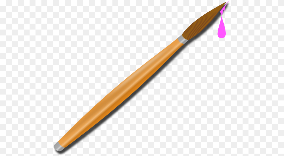Pink Paintbrush Clip Art For Web, Brush, Device, Tool, Blade Free Png Download
