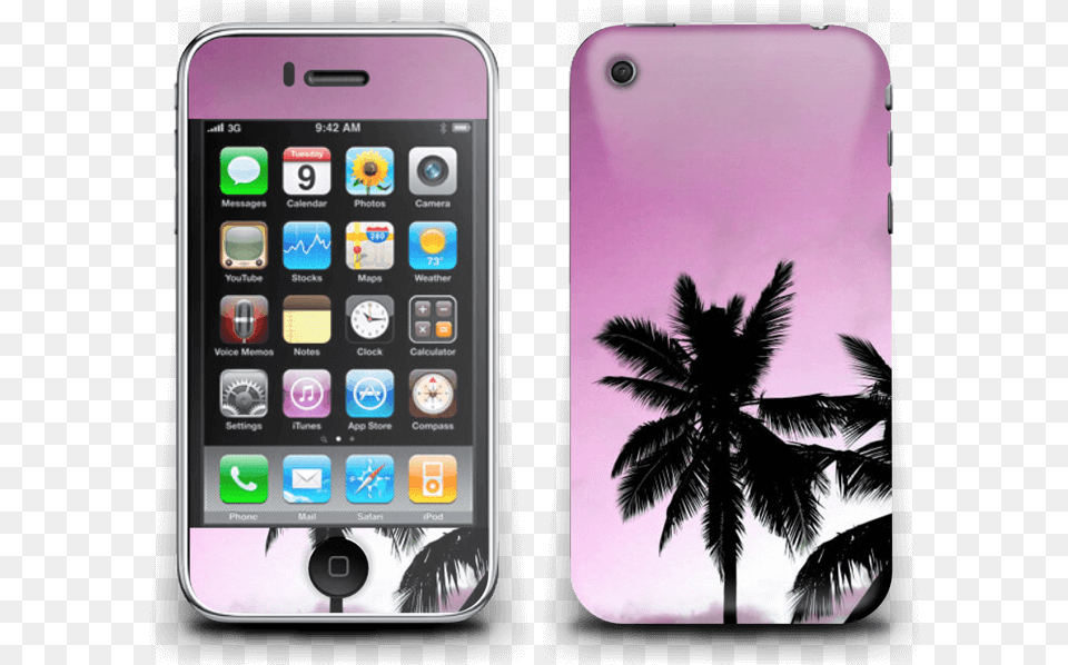 Pink Palm Tree Griffin Outfit Shade Case For Iphone 3g3gs Lime, Electronics, Mobile Phone, Phone Free Png
