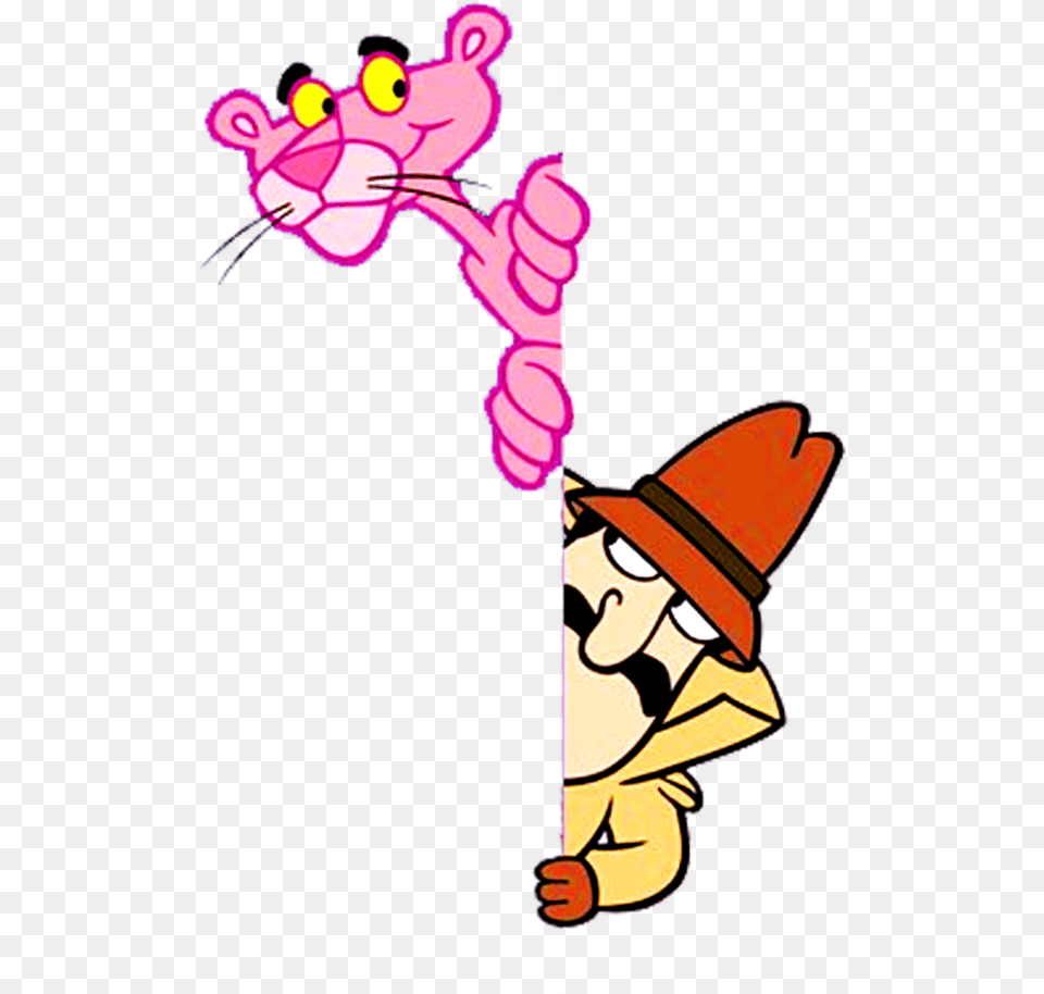 Pink Panther And Inspector Clouseau Pink Panther And Inspector, Cartoon, Baby, Person Free Png