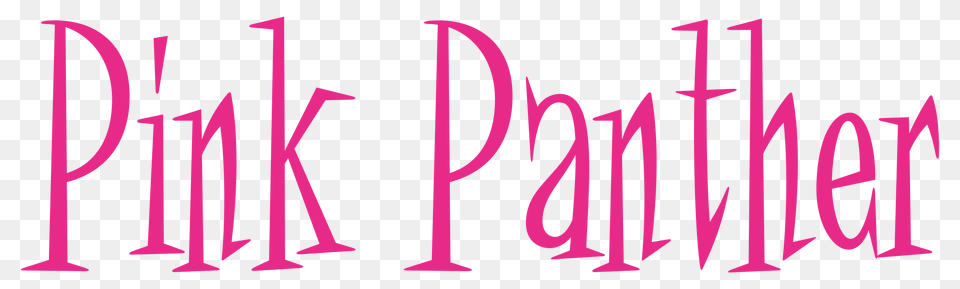 Pink Panther Logo, Text, Calligraphy, Handwriting Png Image