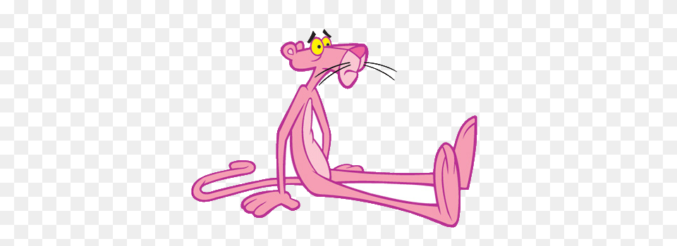 Pink Panther On The Floor, Cartoon, Dynamite, Weapon, Device Png