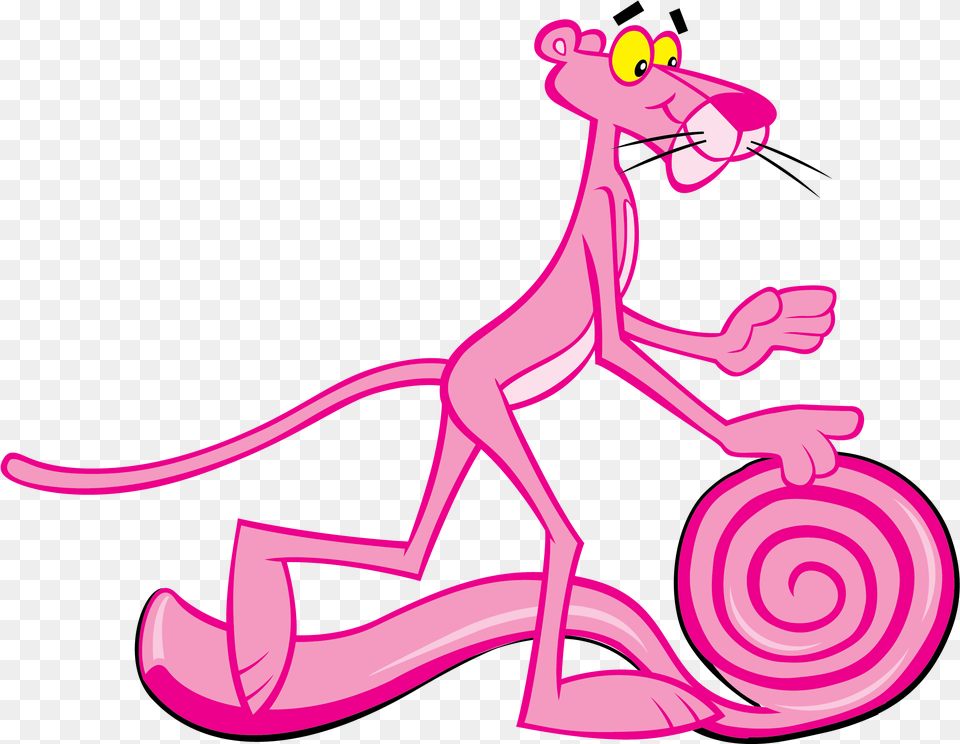 Pink Panther Rolling Insulation, Smoke Pipe Png