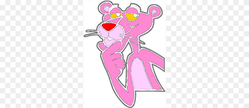 Pink Panther Roofing Pink Panther Cartoon, Purple Free Png Download